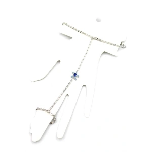 LitaeTrend Taşlı Yıldız Şahmeran - Gümüş