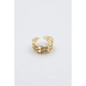 LitaeTrend Taşlı Yüzük - Altın