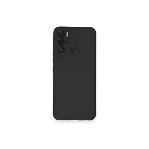 LitaeTrend Tecno Pova Neo Kılıf Nano içi Kadife Silikon - Siyah