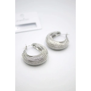 LitaeTrend Telkari Halka Küpe - Gümüş