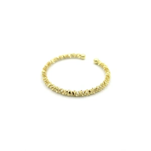 LitaeTrend Tırtıklı Bilezik - Altın