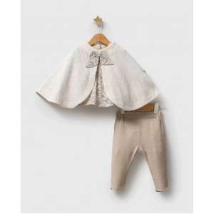 LitaeTrend Tongs Turk Trikolu Çiçek Pançolu 3lü Takım 8024 Ekru