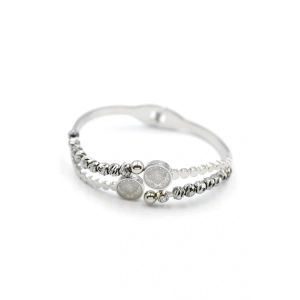 LitaeTrend Tuğra Dorika Bilezik - Gümüş