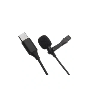 LitaeTrend Type-C 2 Metre Double Mikrofon - Siyah