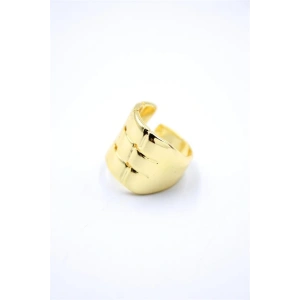 LitaeTrend Üç Halkalı Yüzük - Altın