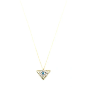 LitaeTrend Üçgen Göz Kolye - Altın