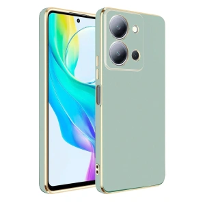 LitaeTrend Vivo Y36 Kılıf Volet Silikon - Açık Yeşil