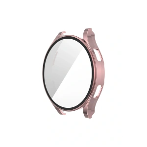 LitaeTrend Watch 5 44mm Wall Camlı Kasa Ekran Koruyucu - Rose Gold