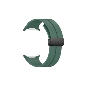 LitaeTrend Watch 7 Ultra KR418 Tender Silikon Kordon - Koyu Yeşil