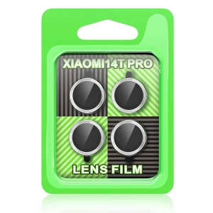 LitaeTrend Xiaomi Mi 14T Pro Raze Metal Kamera Lens - Gümüş