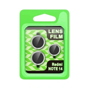 LitaeTrend Xiaomi Note 14 5G Raze Metal Kamera Lens - Gümüş