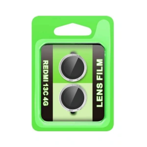 LitaeTrend Xiaomi Redmi 13C Raze Metal Kamera Lens - Gümüş