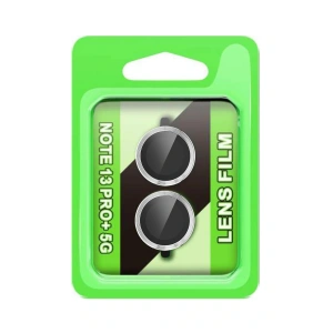 LitaeTrend Xiaomi Redmi Note 13 Pro Plus Raze Metal Kamera Lens - Gümüş