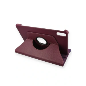 LitaeTrend Xiaomi Redmi Pad 2 Kılıf 360 Tablet Deri Kılıf - Mürdüm