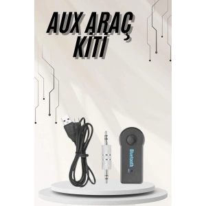 LitaeTrend Yeni Nesil Bluetooth Aux Araç Kiti Siyah TV Tablet Telefon Araç Araba
