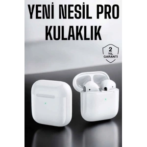 LitaeTrend Yeni Nesil Pro Bluetooth Kulaklık Uzun Pil Ömrü Beyaz