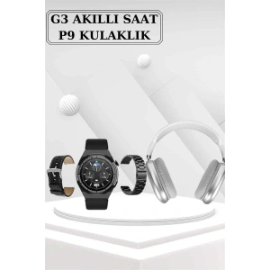 LitaeTrend Yeni Nesil Sesli Görüşme Akıllı Saat ve Powerbank Çoklu Şarj Girişli Bluetooth Kulaklık Nabız Ölçer