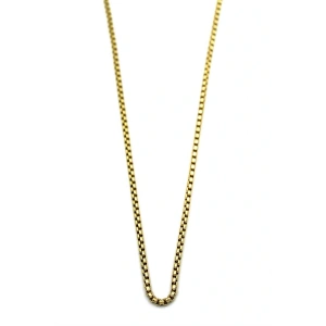 LitaeTrend Yılan Zincir Kolye - 45 cm - Altın