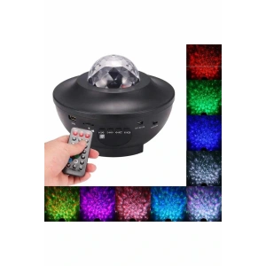 LitaeTrend Yıldızlı gökyüzü Projektörü Uzaktan kumandalı Çocuklara Özel Şarjlı