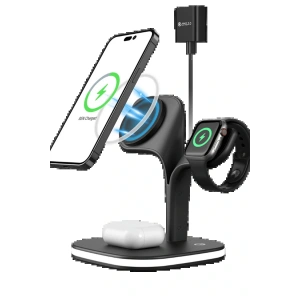 LitaeTrend YM-UD22 Kablosuz Şarj Masaüstü Set - Siyah