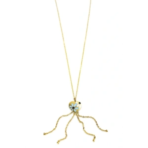 LitaeTrend Zincirli Kalp Kolye - Altın