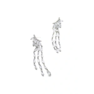 LitaeTrend Zirkon Taşlı Küpe - Gümüş