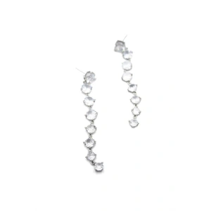 LitaeTrend Zirkon Taşlı Küpe - Gümüş