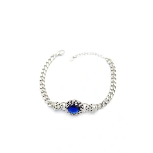 LitaeTrend Zirkon Taşlı Leopar Bileklik - Gümüş