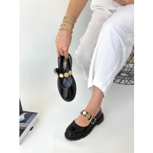 Okira Siyah Rugan Oxford Ayakkabı