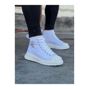 Litae Trend017 Beyaz Erkek Yarım Bilek Casual Ayakkabı