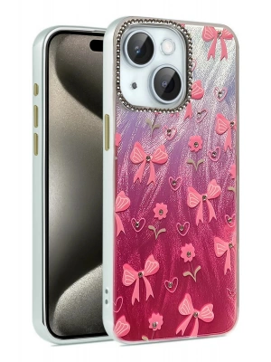 LitaeTrend iPhone 14 Kılıf Blade Aynalı Desenli Kapak - Desen 3