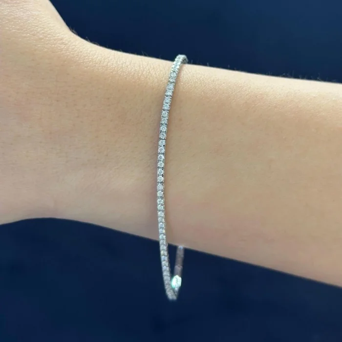 1.41 KARAT F RENK PIRLANTA SU YOLU BİLEKLİK