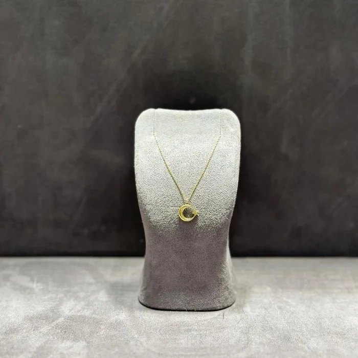 AY YILDIZ 14 AYAR ALTIN KOLYE