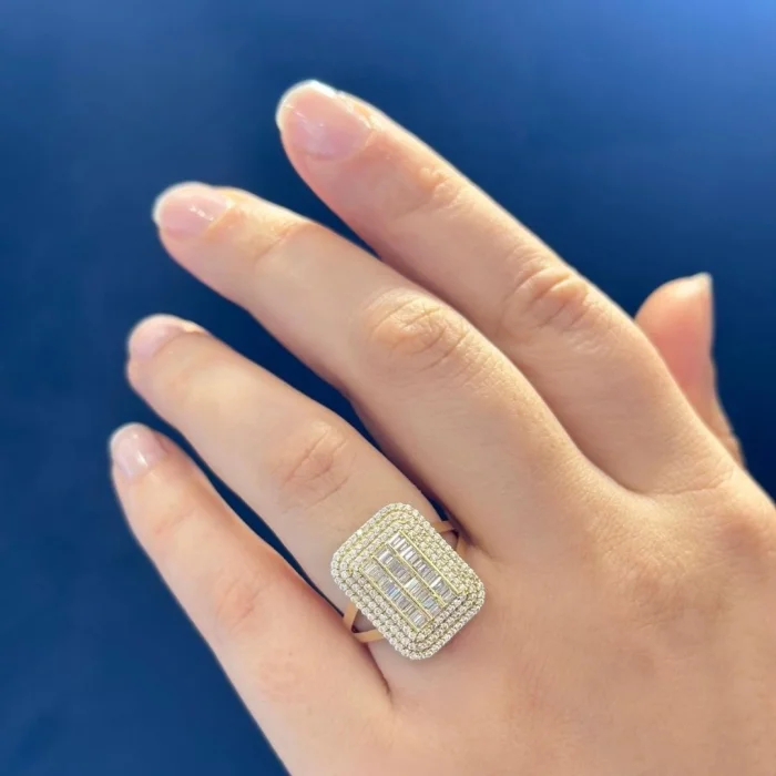 Baget 14 Ayar Altın Yüzük