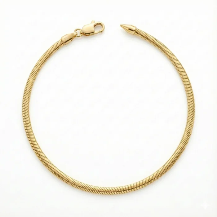 Balık Sırtı 14 Ayar Bileklik