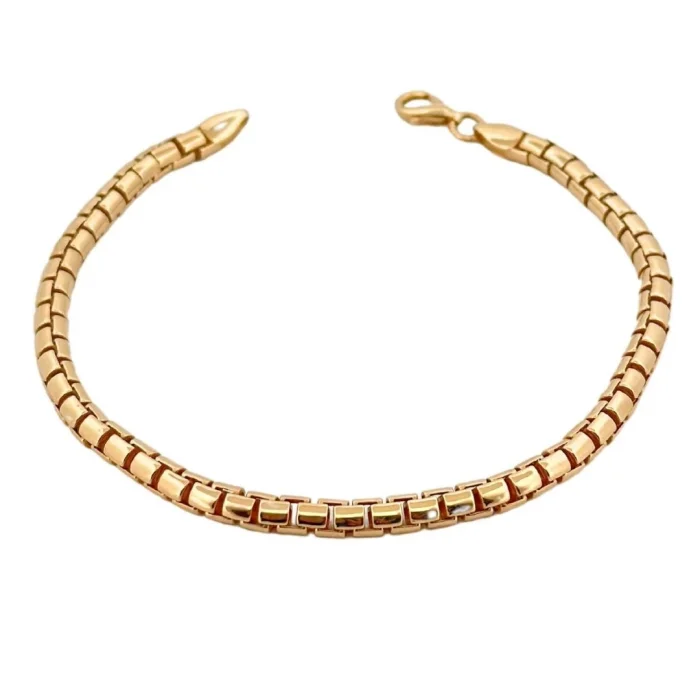 Boru Model 14 Ayar Altın Bileklik