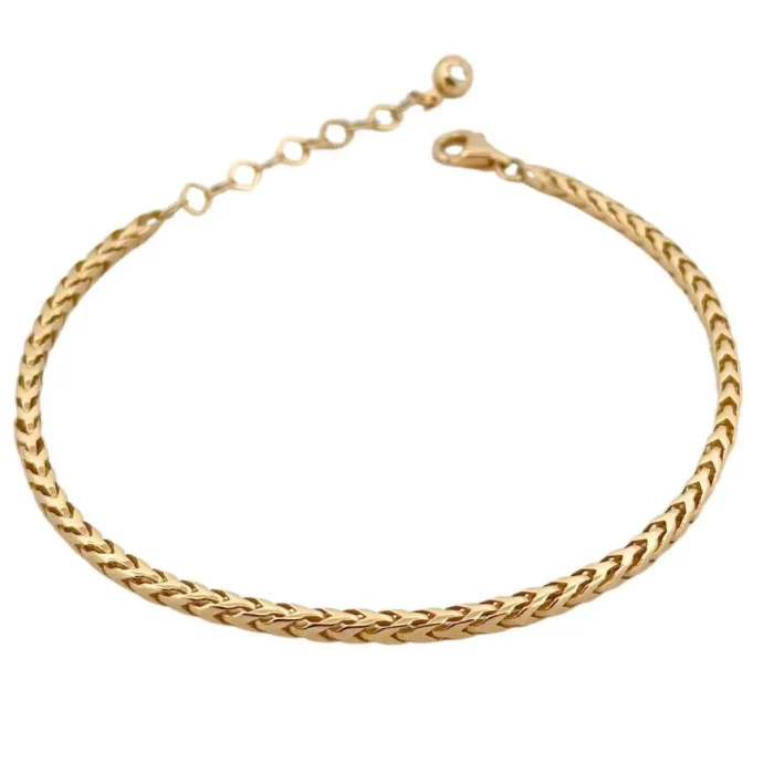 Buğday Model 14 Ayar Altın Bileklik