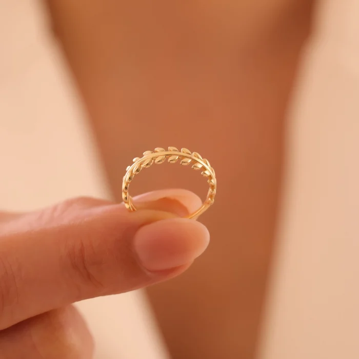 Buğday Model 14 Ayar Altın Yüzük