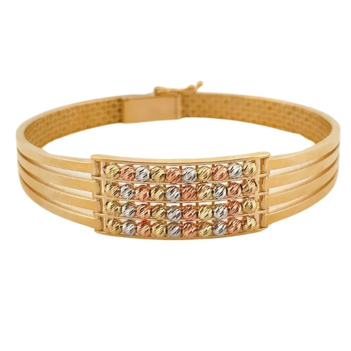 Dorika Kaburga 14 Ayar Altın Kelepçe