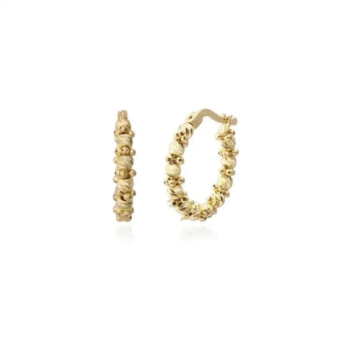 Dorikalı 14 Ayar Halka Küpe