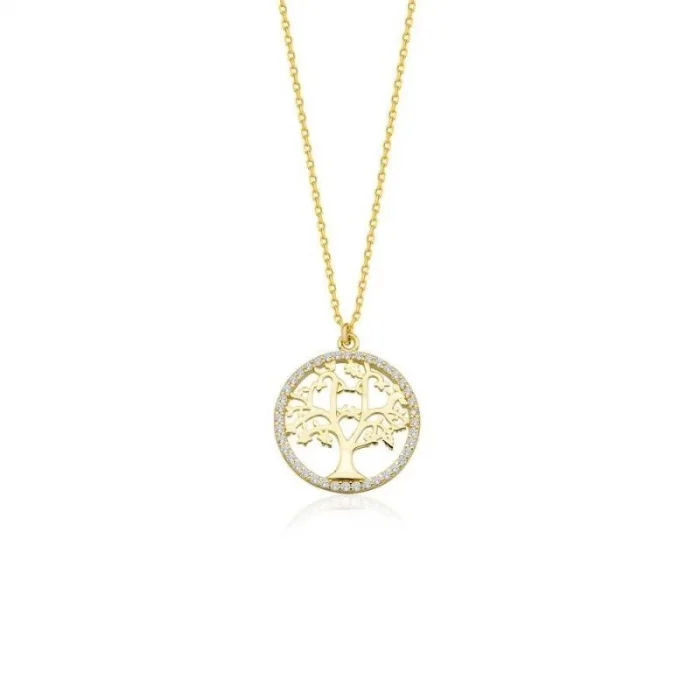 Elif Modeli Kolye 14 Ayar