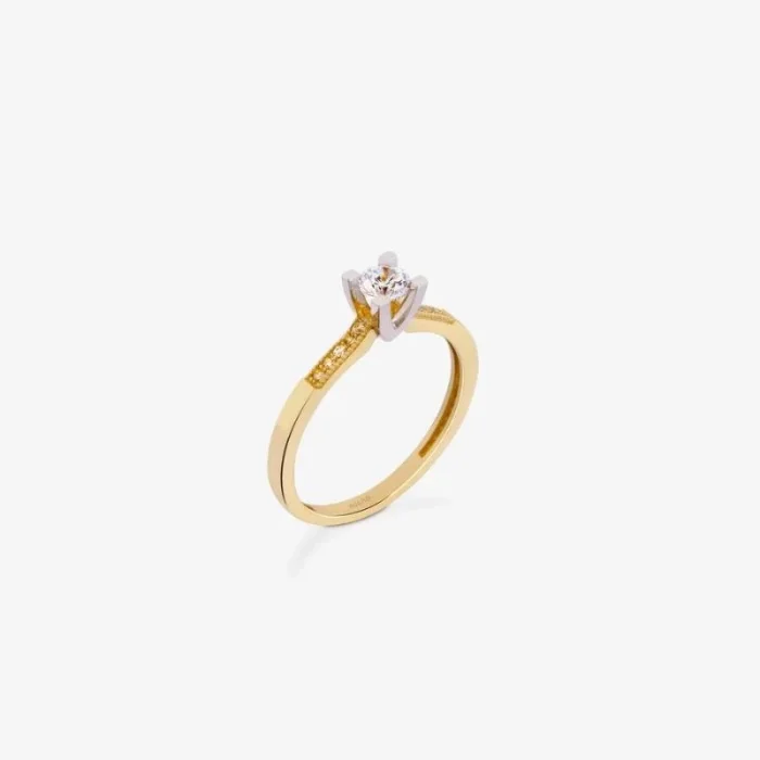 Fantazi 14 Ayar Tektaş Yüzük