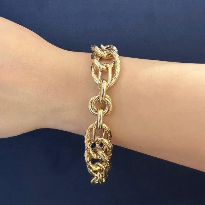 Füzyon 14 Ayar Altın Bileklik