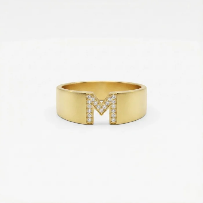 Harf Tasarım 14 Ayar Kolye