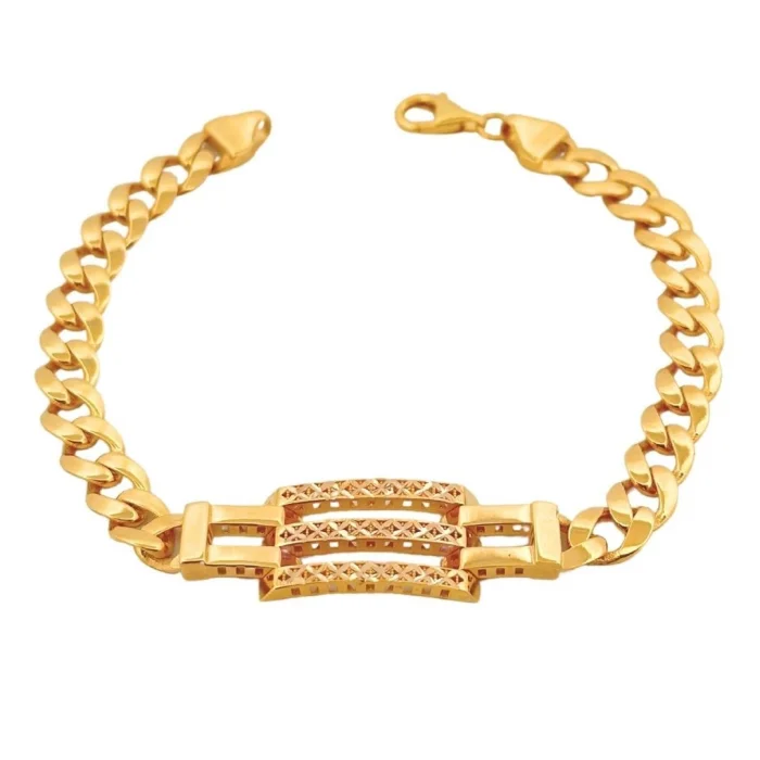 Kaburga Gurmet 14 Ayar Altın Bileklik