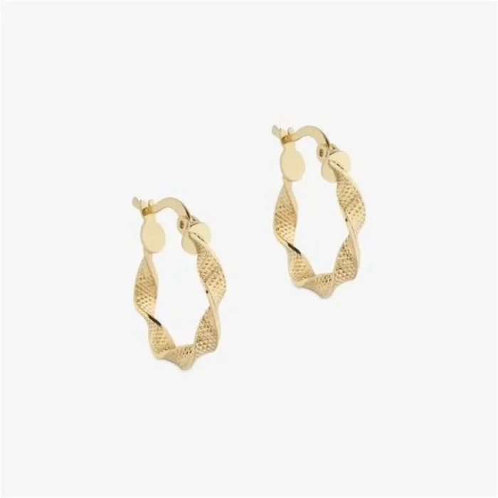 Kalem İşli Burma Modeli 14 Ayar Küpe