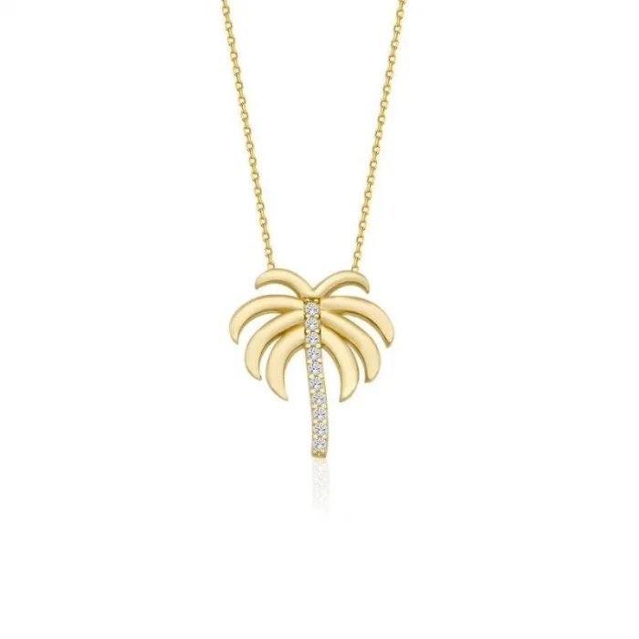 Palmiye 14 Ayar Kolye