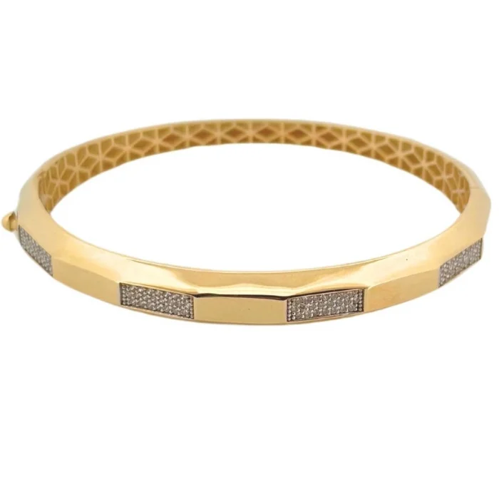 Prizma Model 14 Ayar Altın Kelepçe