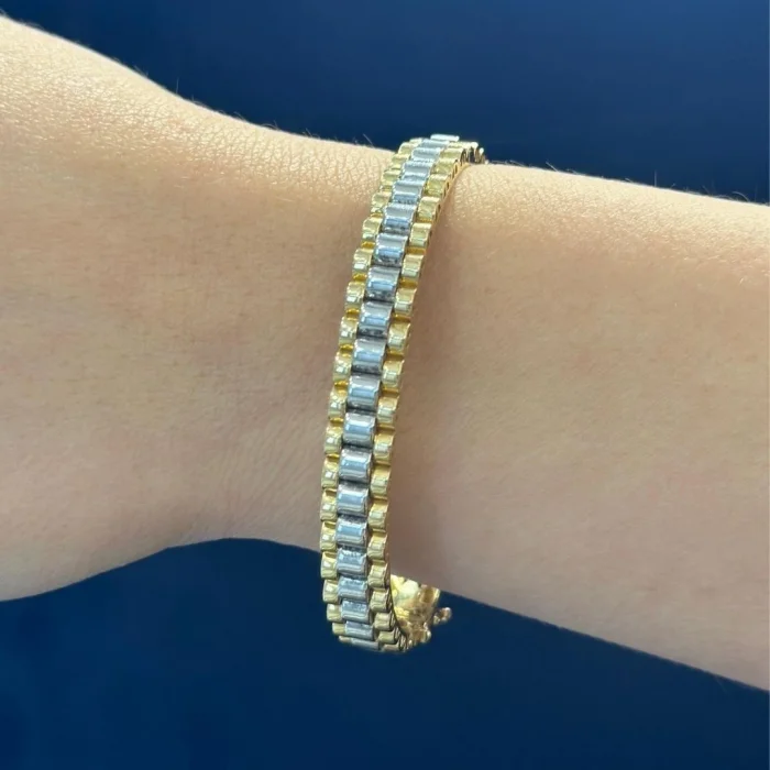 Rlx Model 14 Ayar Altın Kelepçe