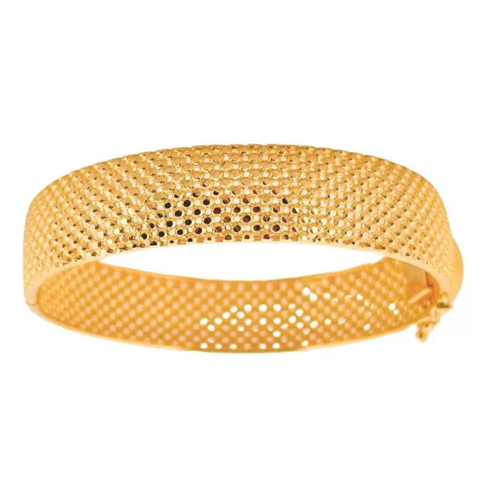 Sepet Örgü 22 Ayar Altın Kelepçe